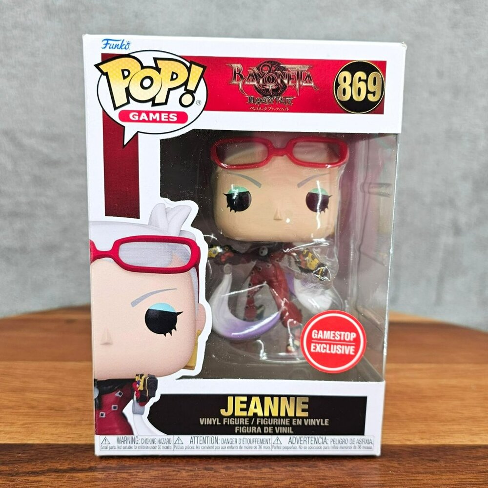 Funko Pop Bayonetta Bloody Fate Jeanne 869 GameStop Exclusive Vinyl Figure NIB